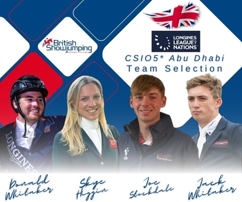 British Showjumping Team announced for CSIO5 Abu Dhabi Longines